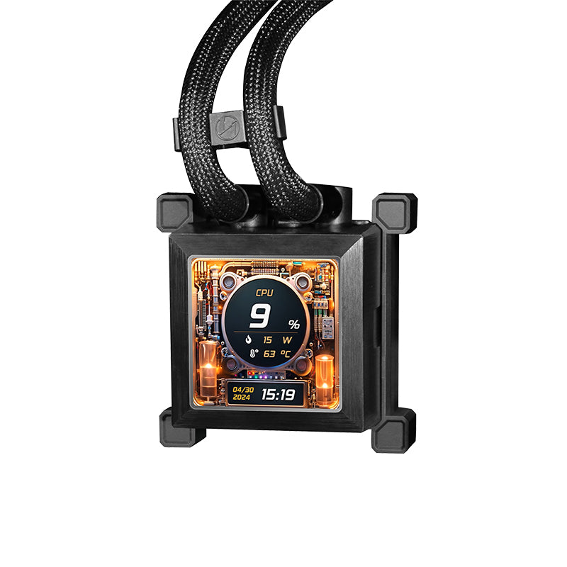LIAN LI Hydro-Shift LCD 360mm RGB Liquid CPU Cooler - Black LIAN LI Hydro-Shift LCD 360mm RGB Liquid CPU Cooler - Black